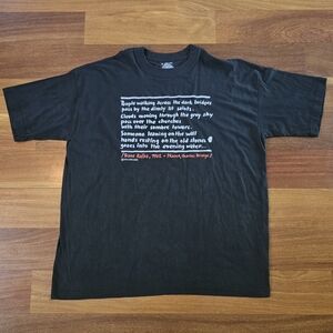 Vintage Fun Explosion Franz Kafka Prague Quote T-Shirt Art Praha Handmade XXL